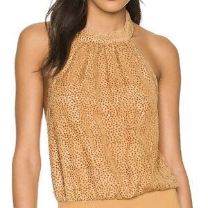 Lovers + Friends Darling Bodysuit Halterneck With Tie NWOT Size Small